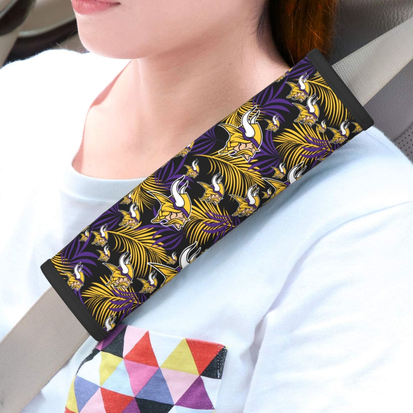 Minnesota Vikings Car seat belt protective cover personalized seat belt protective cover