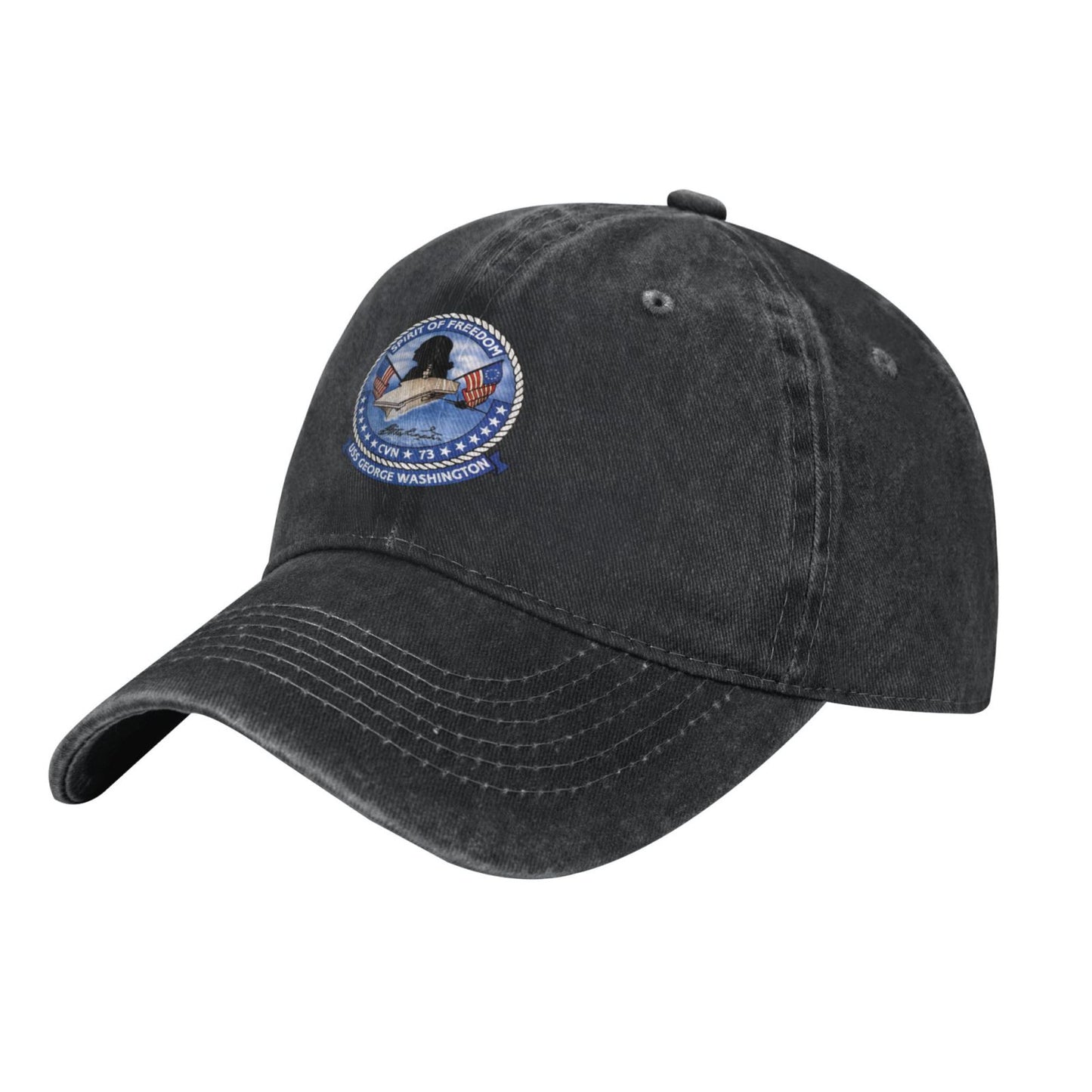 USS George Washington (CVN-73) Printed unisex baseball cap adjustable cap veteran gift