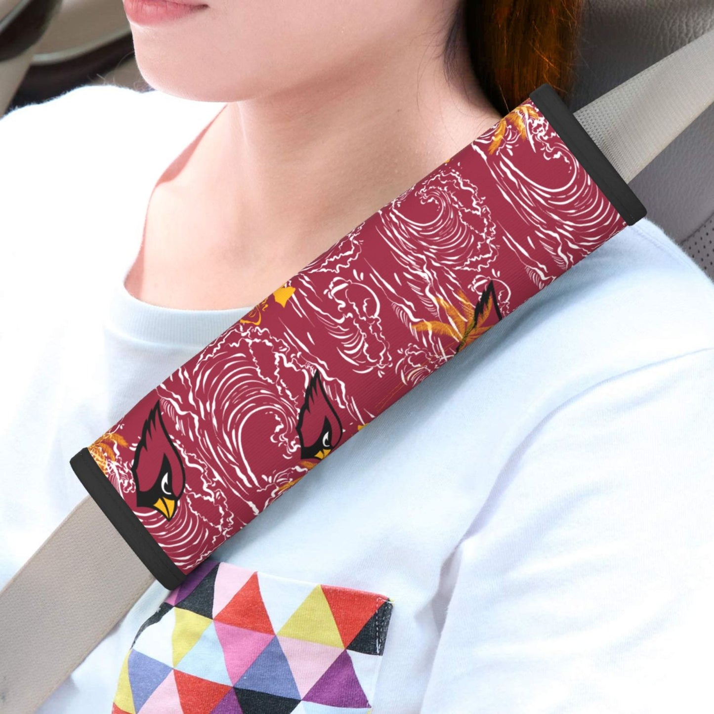 Arizona Cardinals Car seat belt shoulder strap UNISEX seat belt protective cover