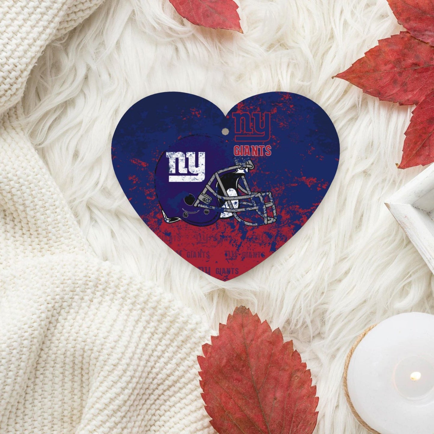4-pcs New York Giants Car Air Fresheners Cards Set car aromatherapy tablets