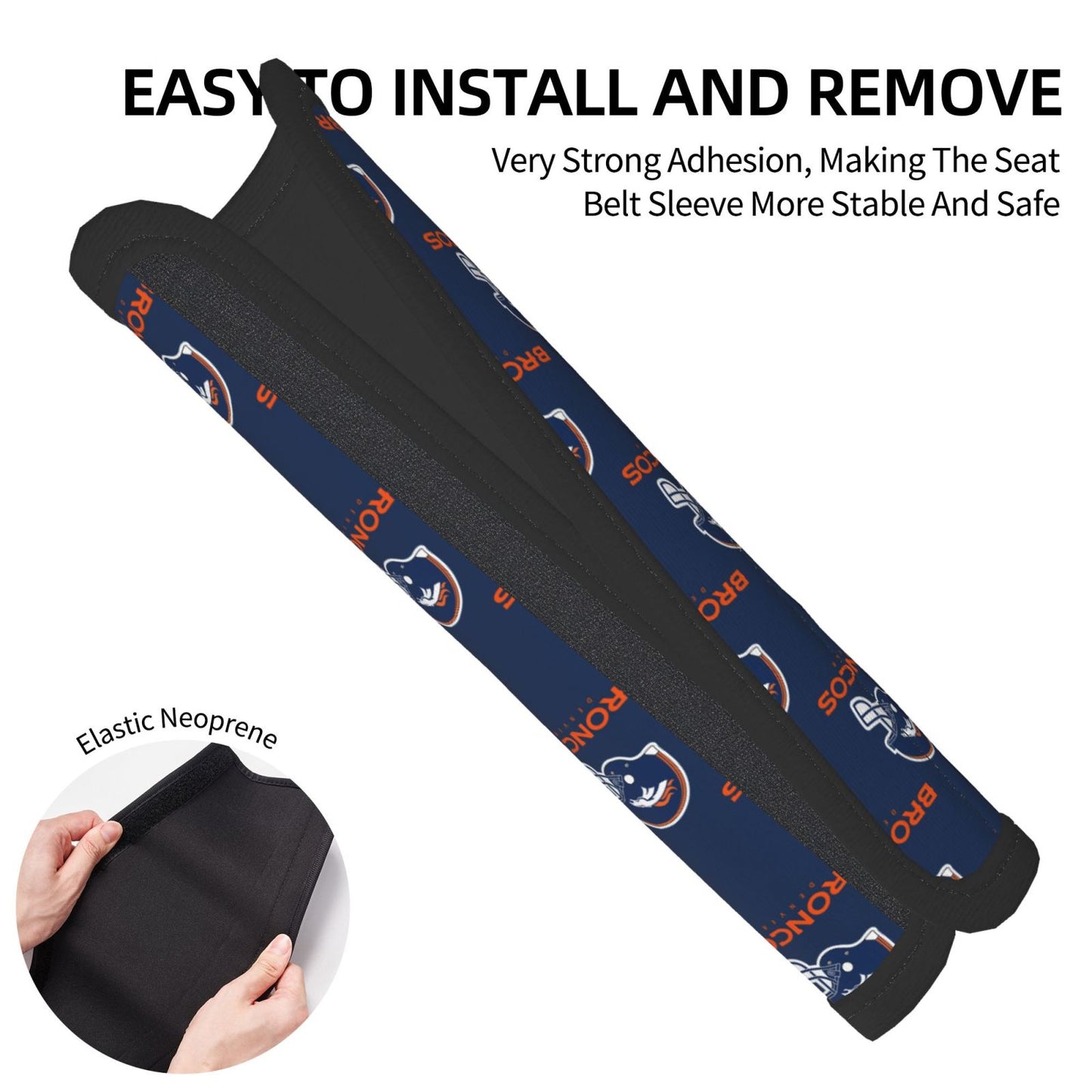 Denver Broncos Car seat belt shoulder strap UNISEX seat belt protective cover