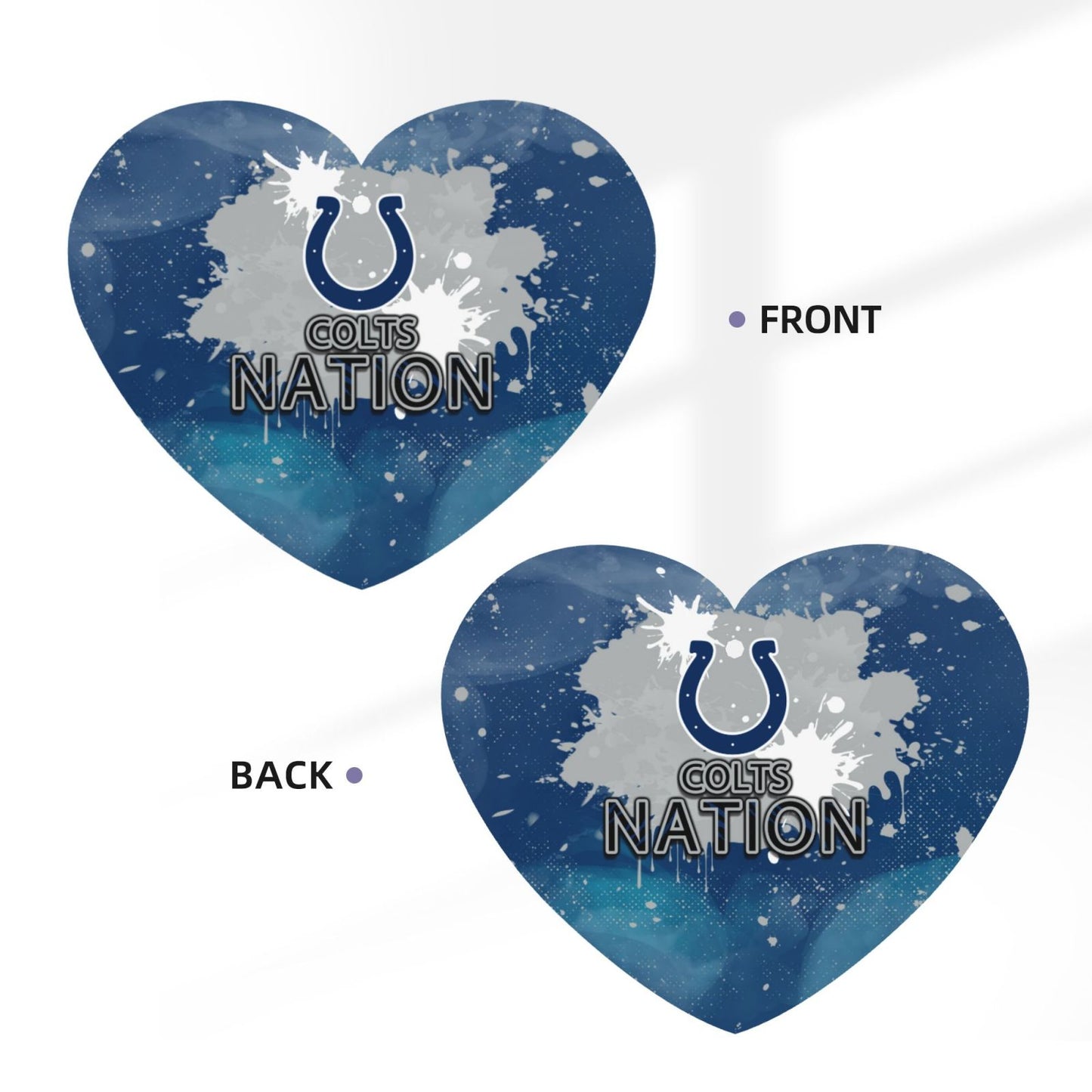 4-pcs Indianapolis Colts Car Air Fresheners Cards Set car aromatherapy tablets