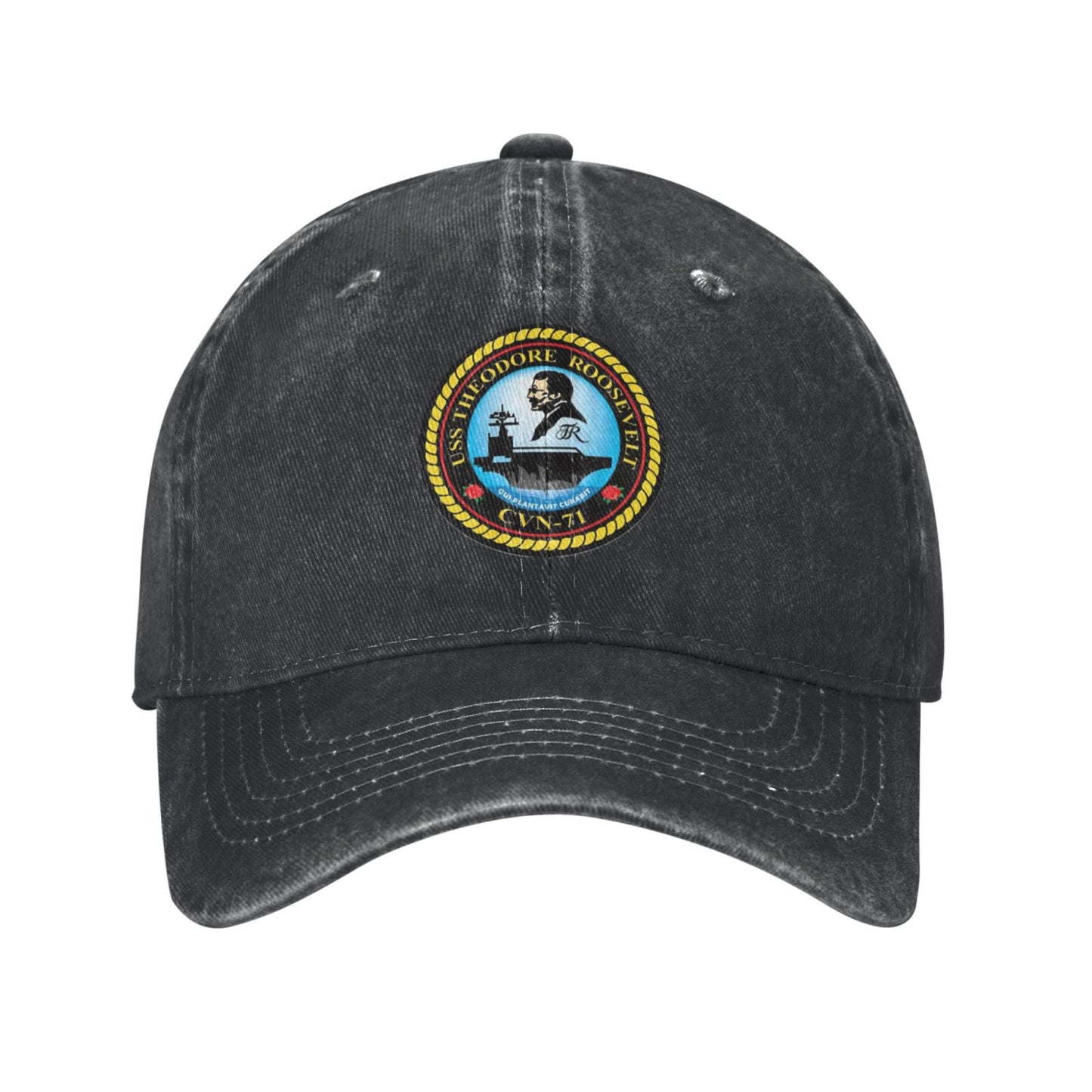 USS Theodore Roosevelt (CVN-71) Printed unisex baseball cap adjustable cap veteran gift