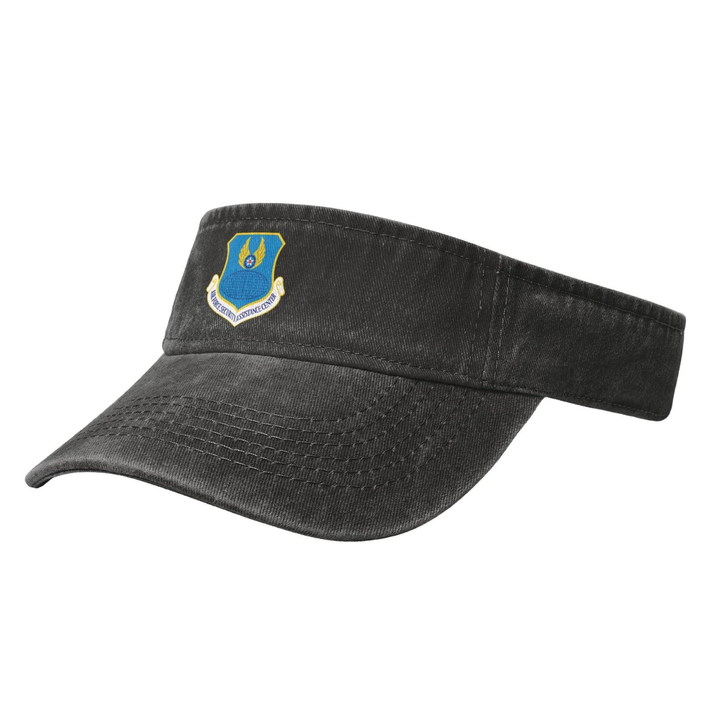 USAF-Security Assistance Center Printing adjustable Empty Top Baseball Sun Cap unisex outdoor sport hat veterans gift