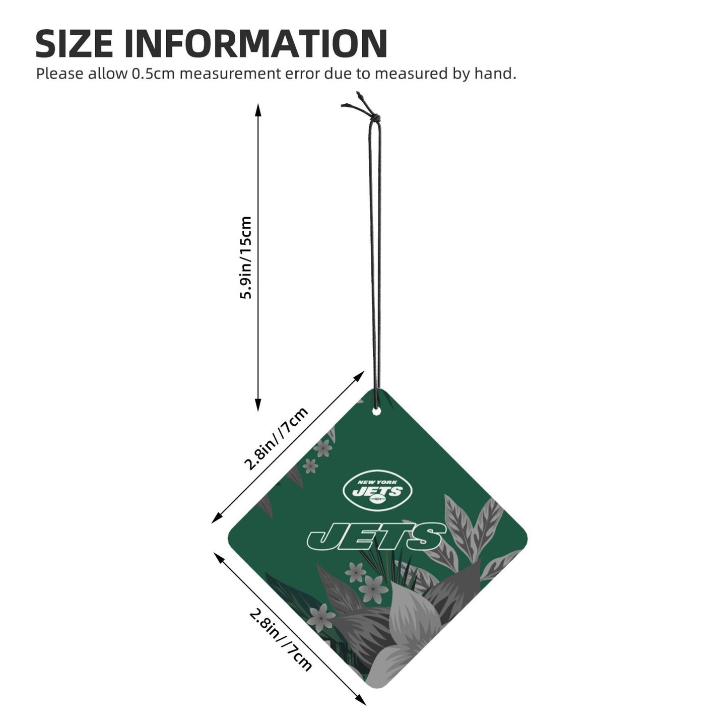 4pcs- New York Jets car aromatherapy tablets Car Air Fresheners Cards Set