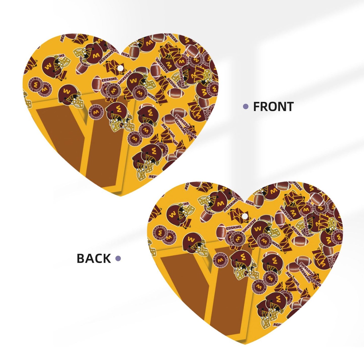 4-pcs Washington Redskins Car Air Fresheners Cards Set car aromatherapy tablets