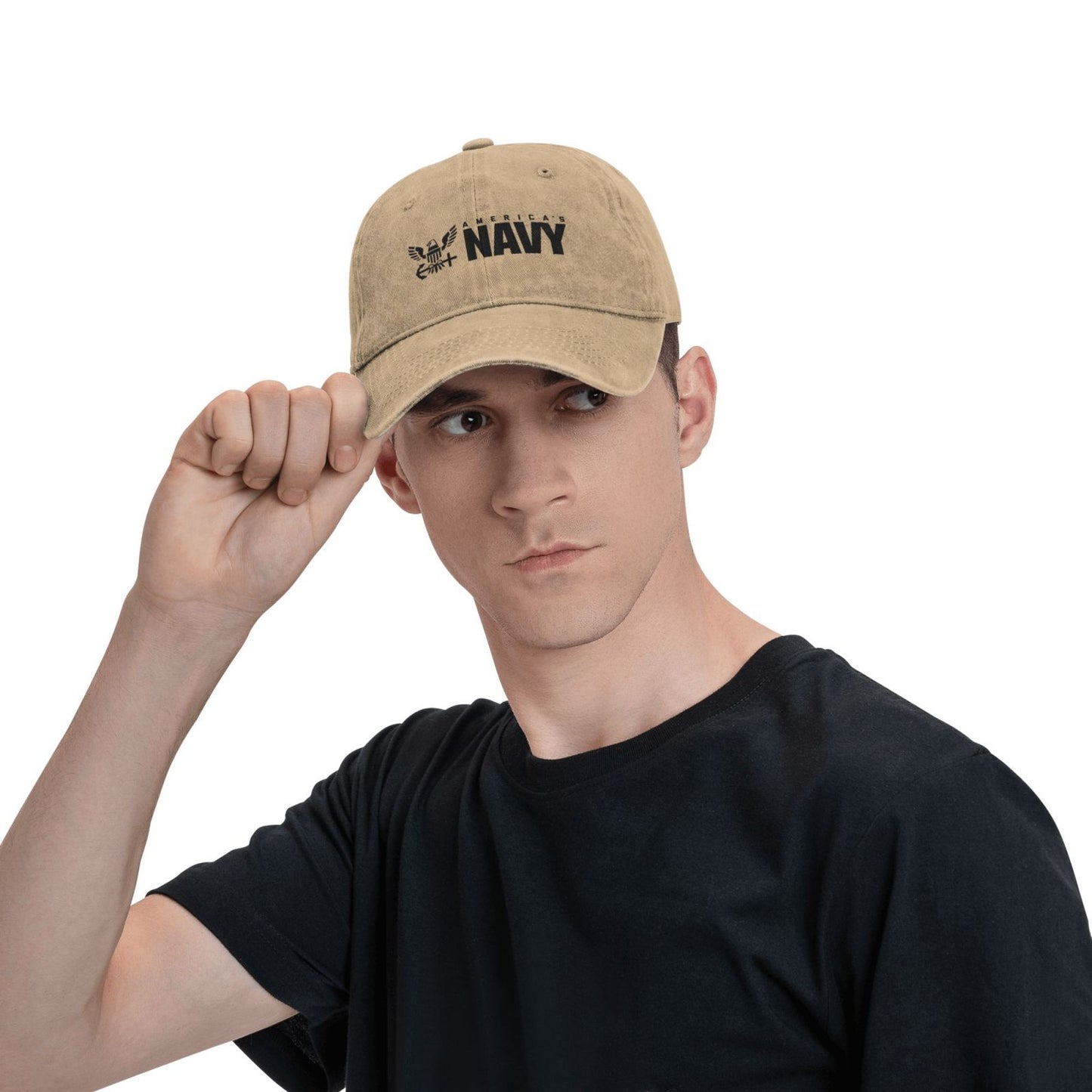 Logo Of The United States Navy Printed unisex baseball cap adjustable cap veteran gift