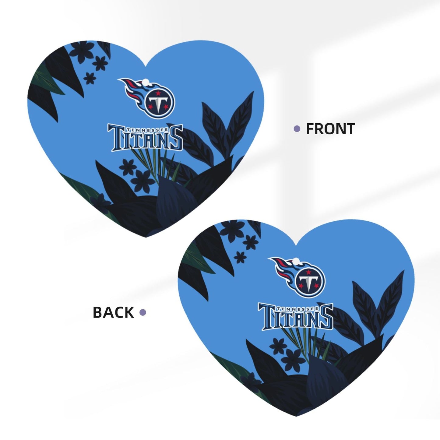 4pcs- Tennessee Titans blue car aromatherapy tablets Car Air Fresheners Cards Set