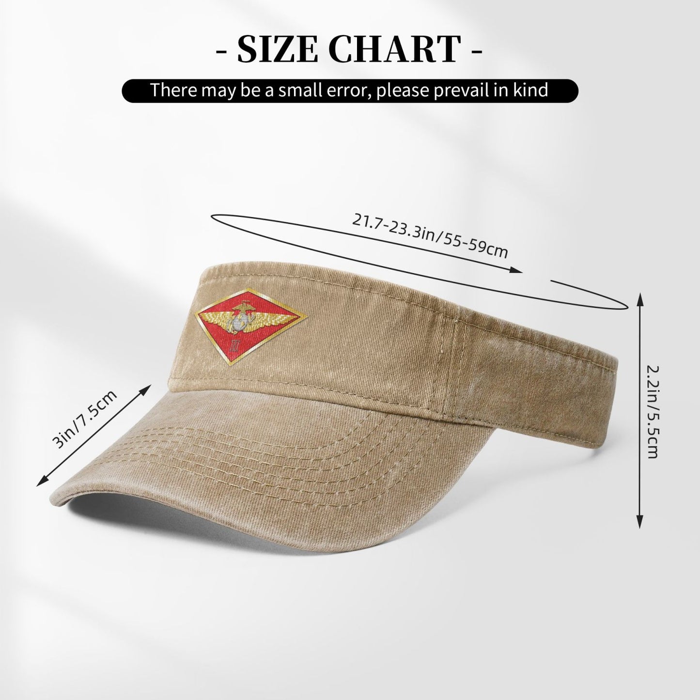 USMC-2MAW Printing adjustable Empty Top Baseball Sun Cap unisex outdoor sport hat veterans gift