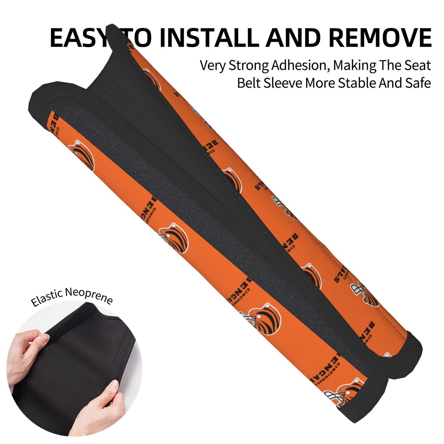 Cincinnati Bengals Car seat belt shoulder strap UNISEX seat belt protective cover