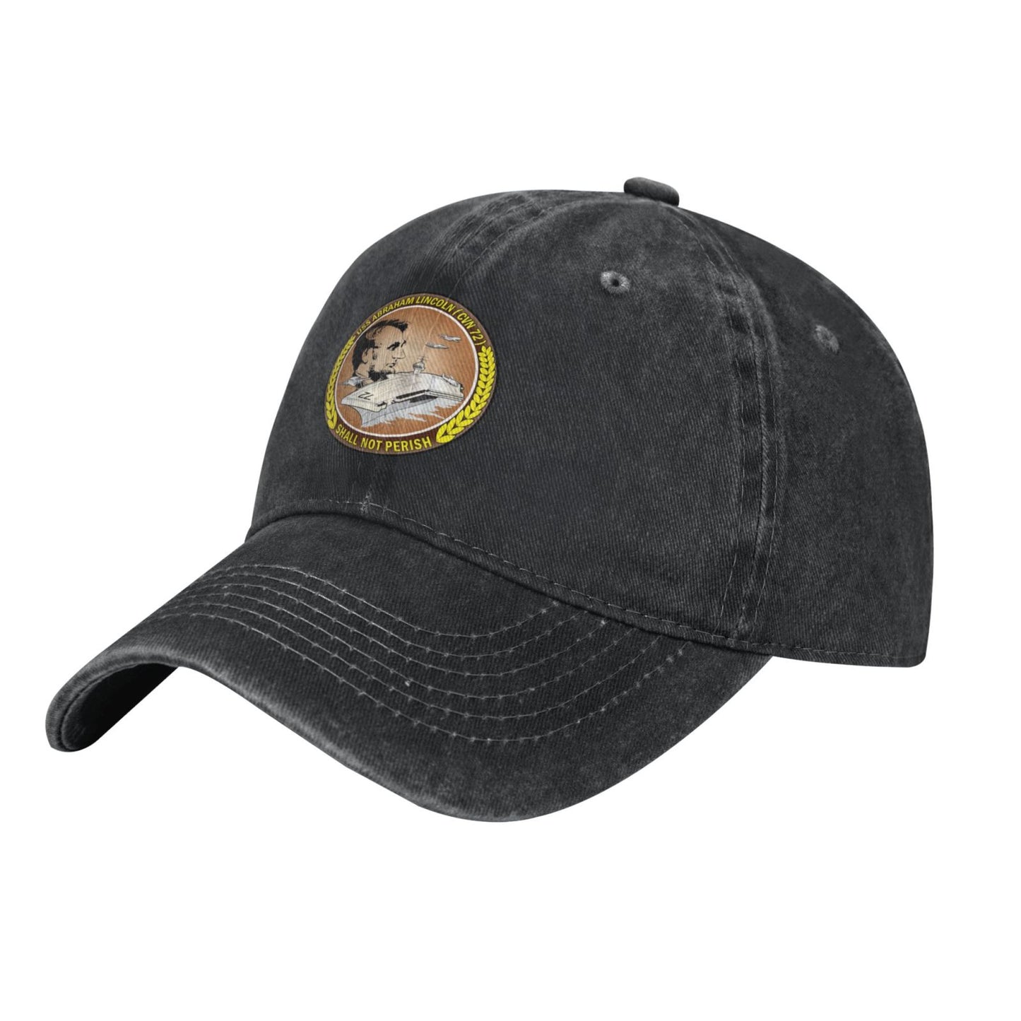 USS Abraham Lincoln (CVN-72) Printed unisex baseball cap adjustable cap veteran gift