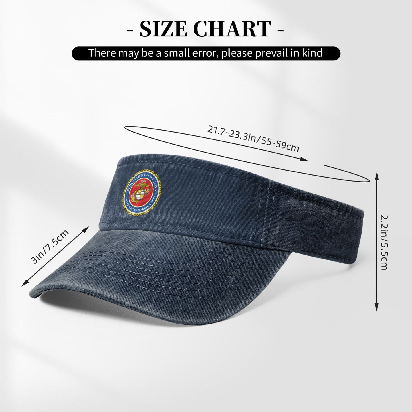 USMC Printing adjustable Empty Top Baseball Sun Cap unisex outdoor sport hat veterans gift