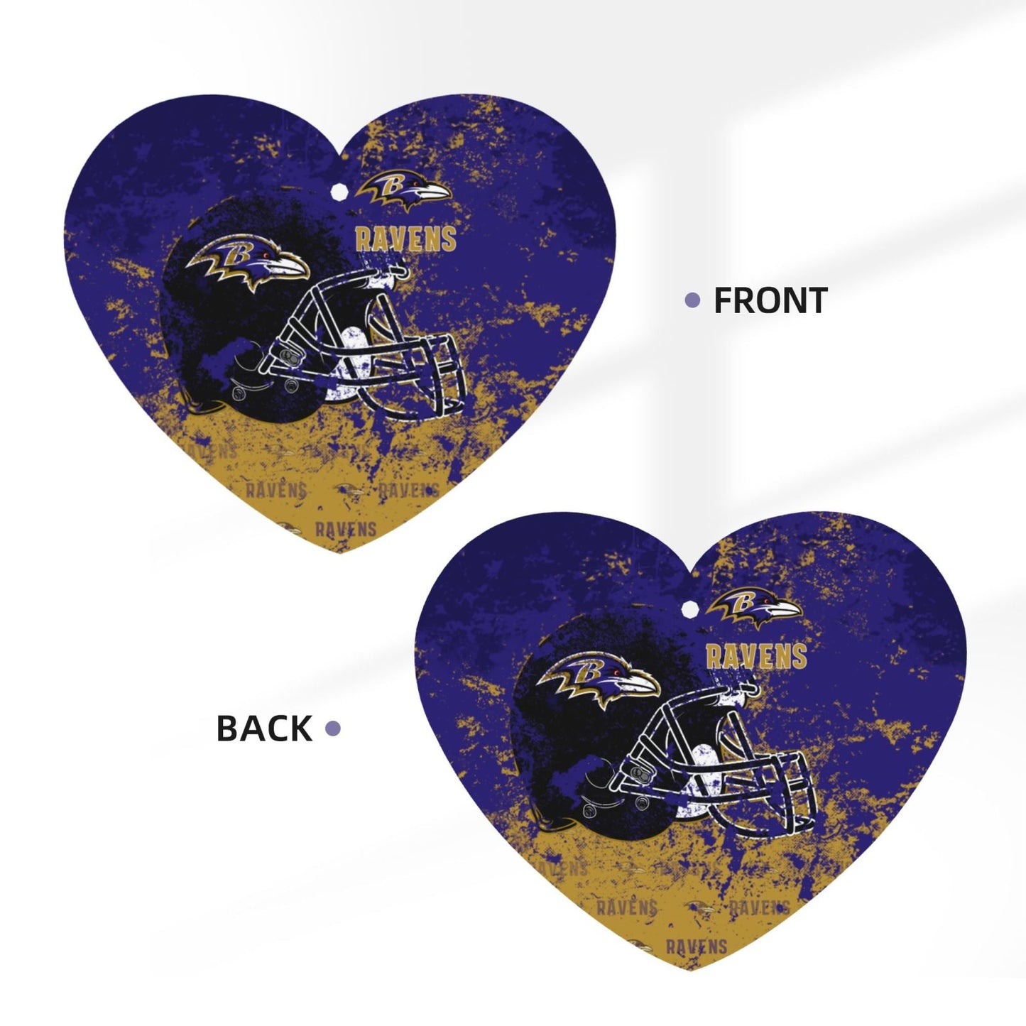 4-pcs Baltimore Ravens Car Air Fresheners Cards Set car aromatherapy tablets