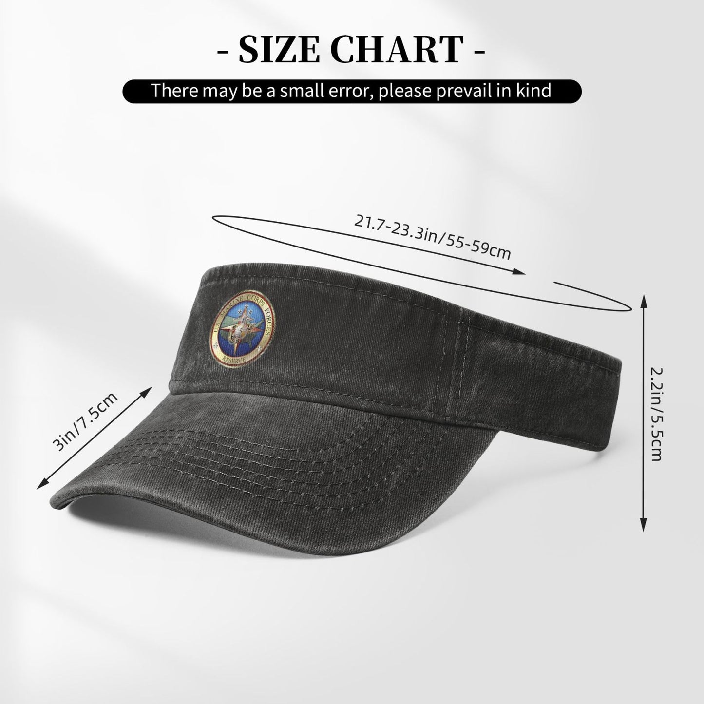 Marine Forces Reserve Insignia Printing adjustable Empty Top Baseball Sun Cap unisex outdoor sport hat veterans gift