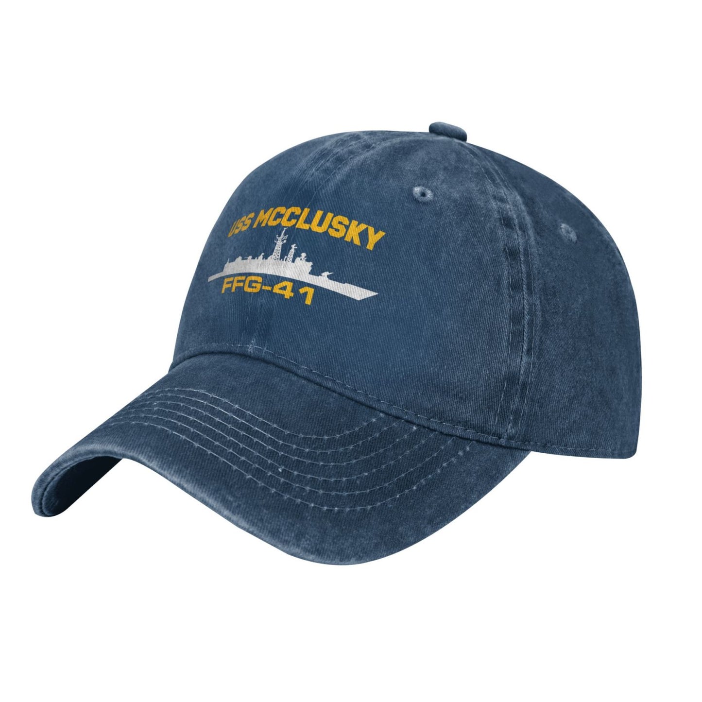USS McClusky (FFG-41) Printed unisex baseball cap adjustable cap veteran gift