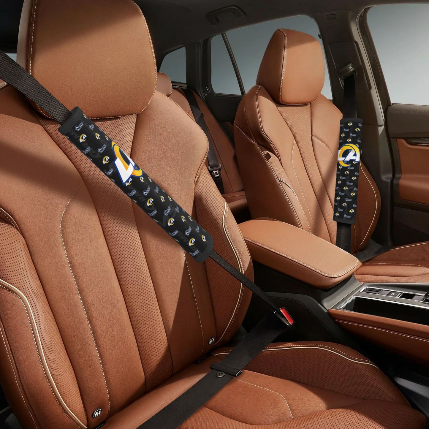 Los Angeles Rams personalized seat belt protective cover Car seat belt protective cover