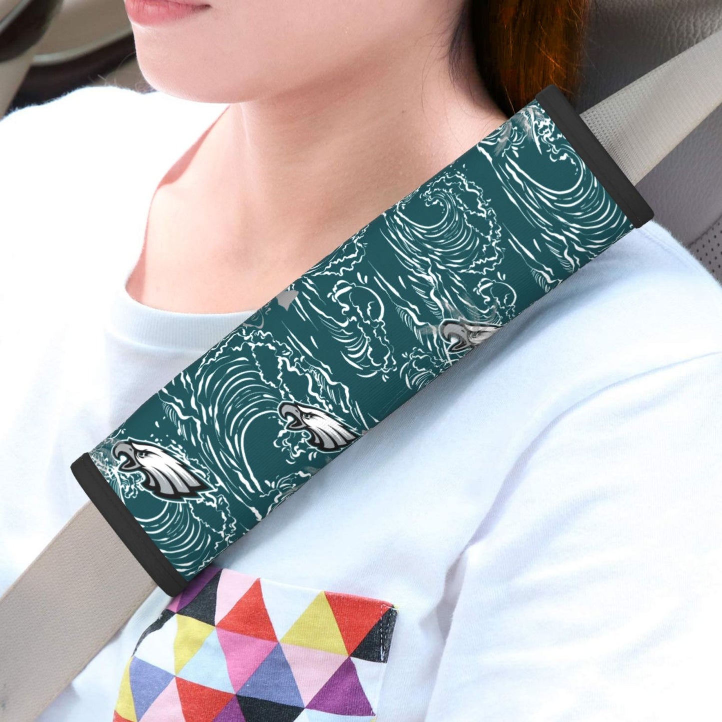 Philadelphia Eagles Car seat belt shoulder strap UNISEX seat belt protective cover