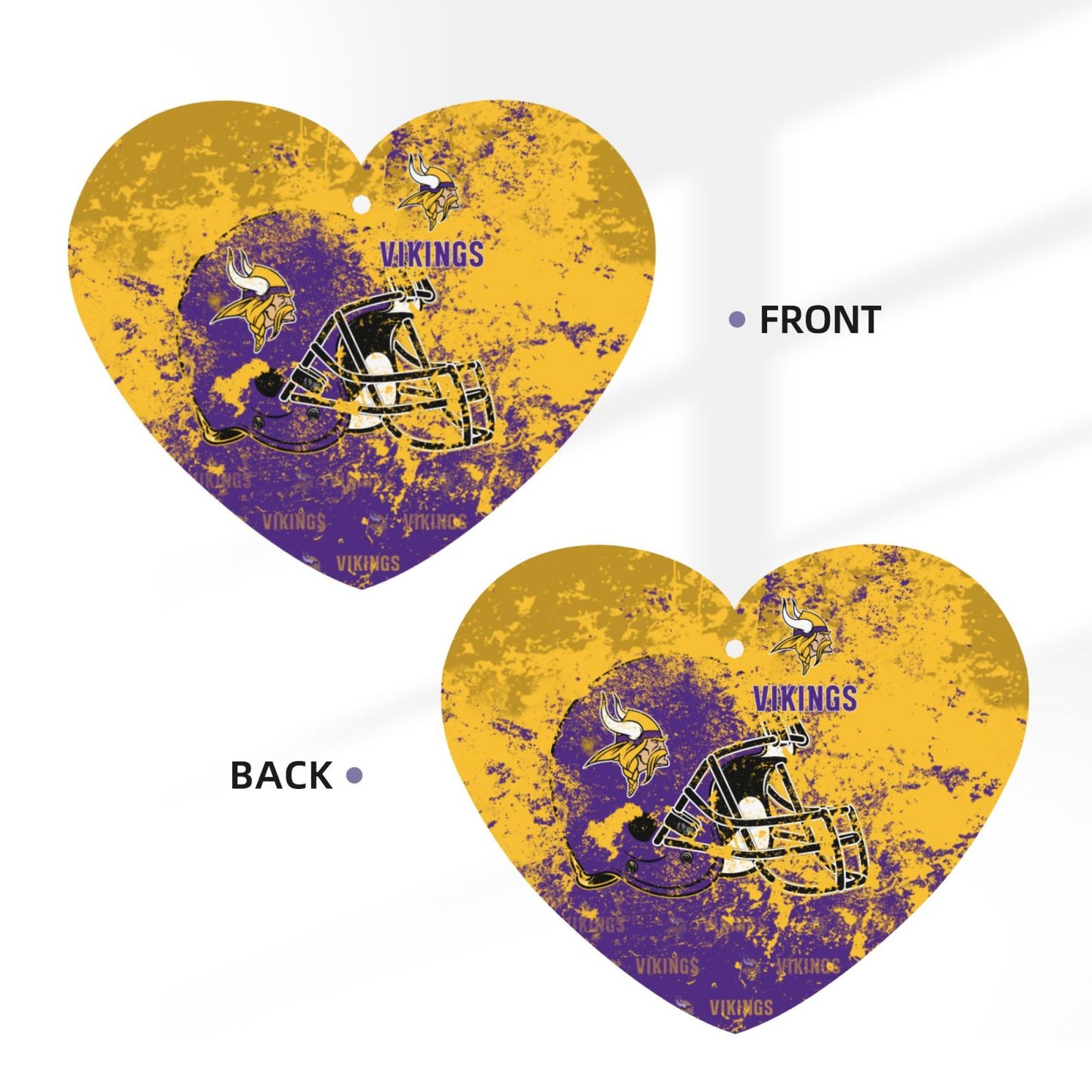 4-pcs Minnesota Vikings Car Air Fresheners Cards Set car aromatherapy tablets