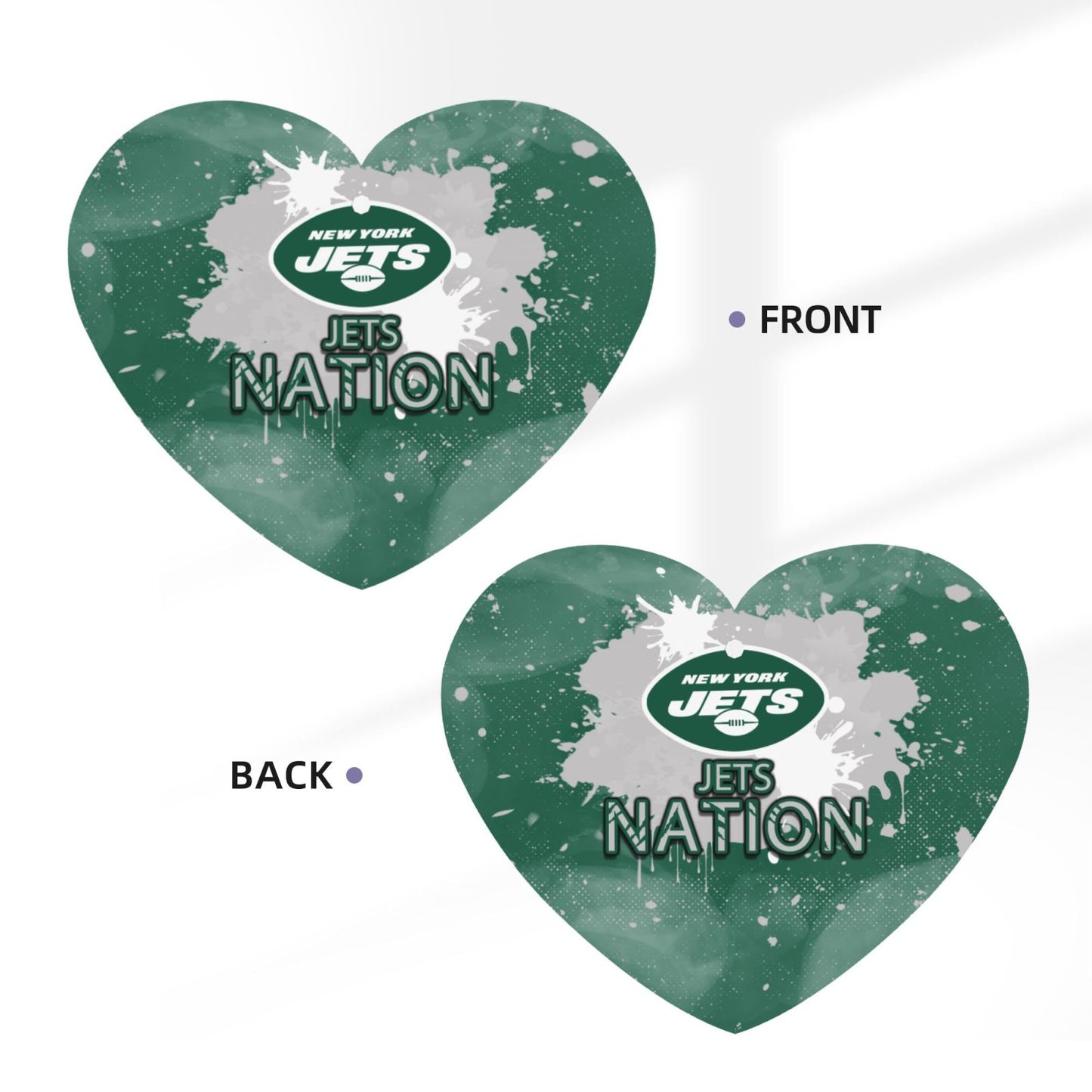 4-pcs New York Jets Car Air Fresheners Cards Set car aromatherapy tablets