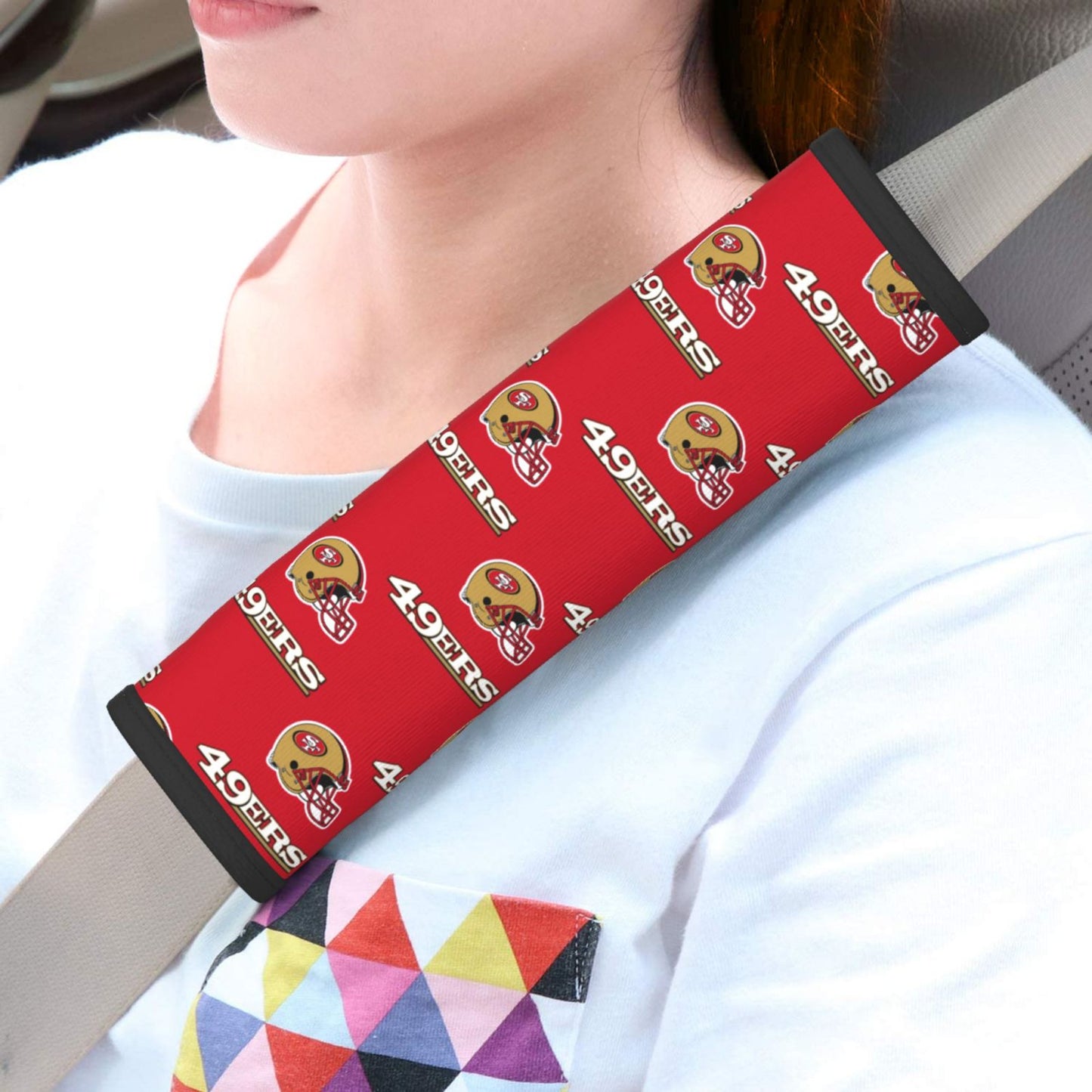 San Francisco 49ers Car seat belt shoulder strap adult seat belt protective cover