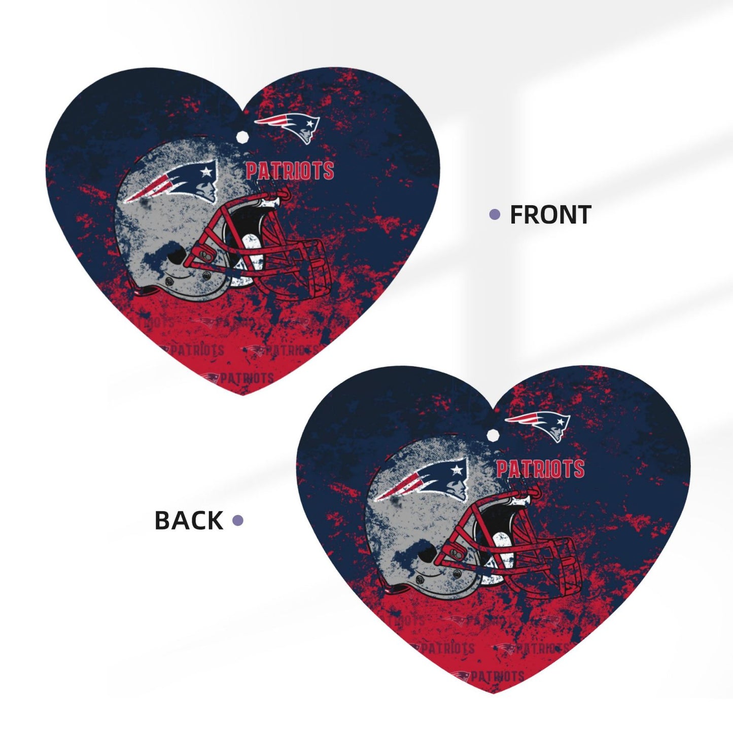 4-pcs New England Patriots Car Air Fresheners Cards Set car aromatherapy tablets