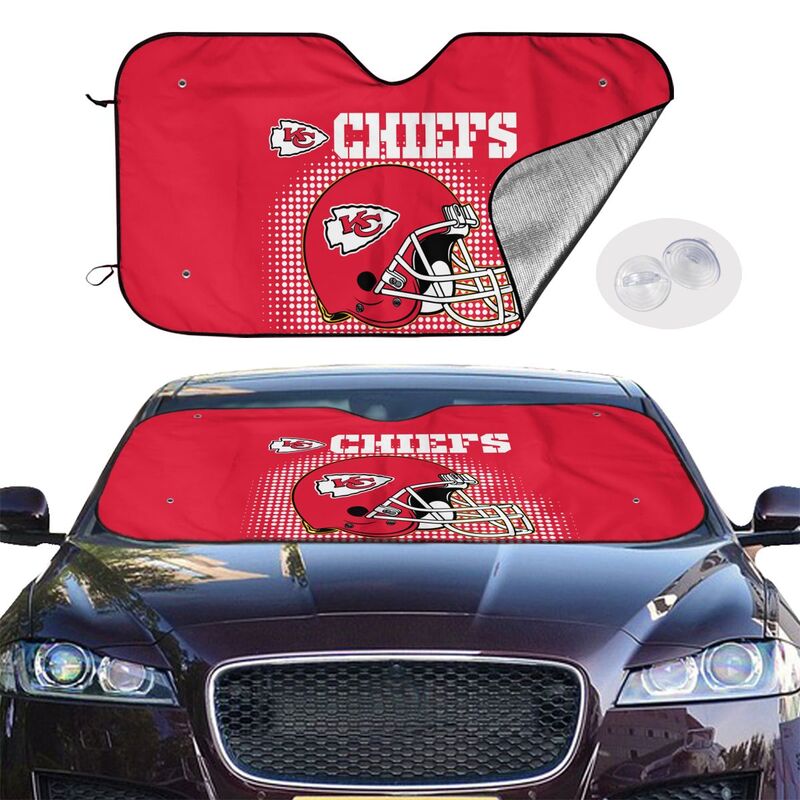 Kansas City Chiefs Printing car front windshield sunshade car windshield sunshade multi size