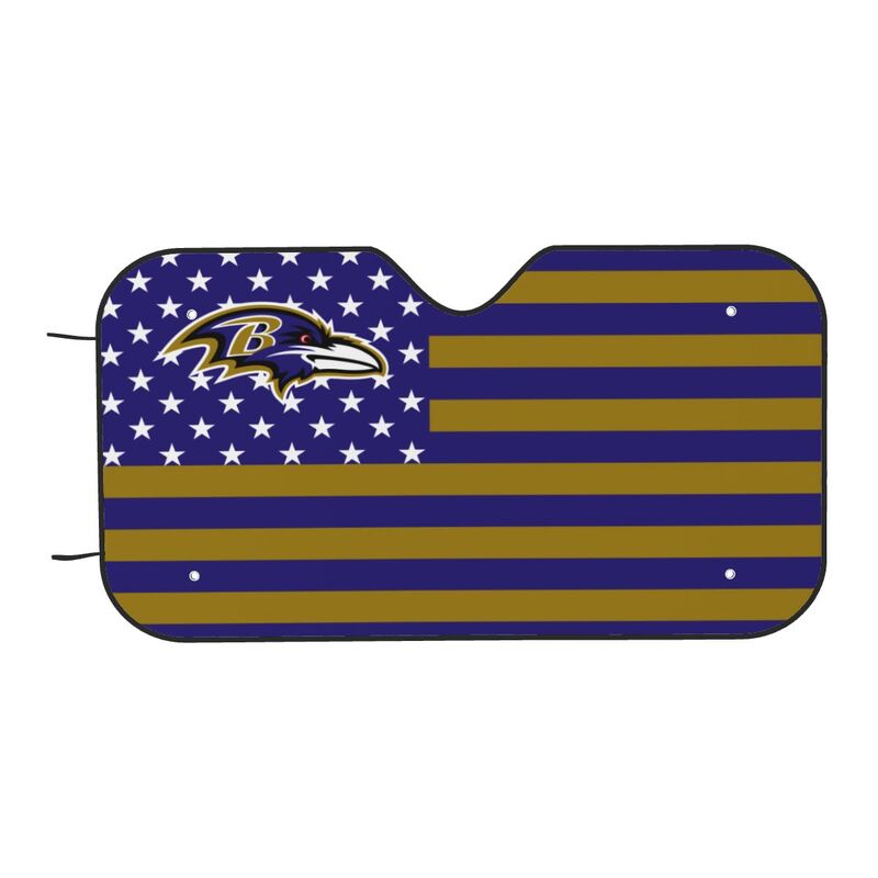 Baltimore Ravens 4 Printed car windshield sunshade (multi size) front windshield sunshade