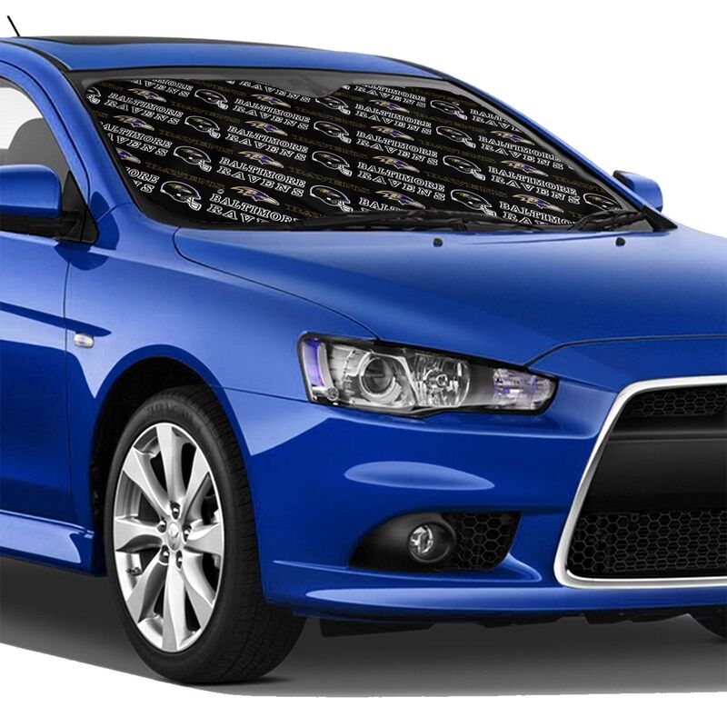 Baltimore Ravens Printed suitable for front Car windshield sunshades Car windshield sunshades