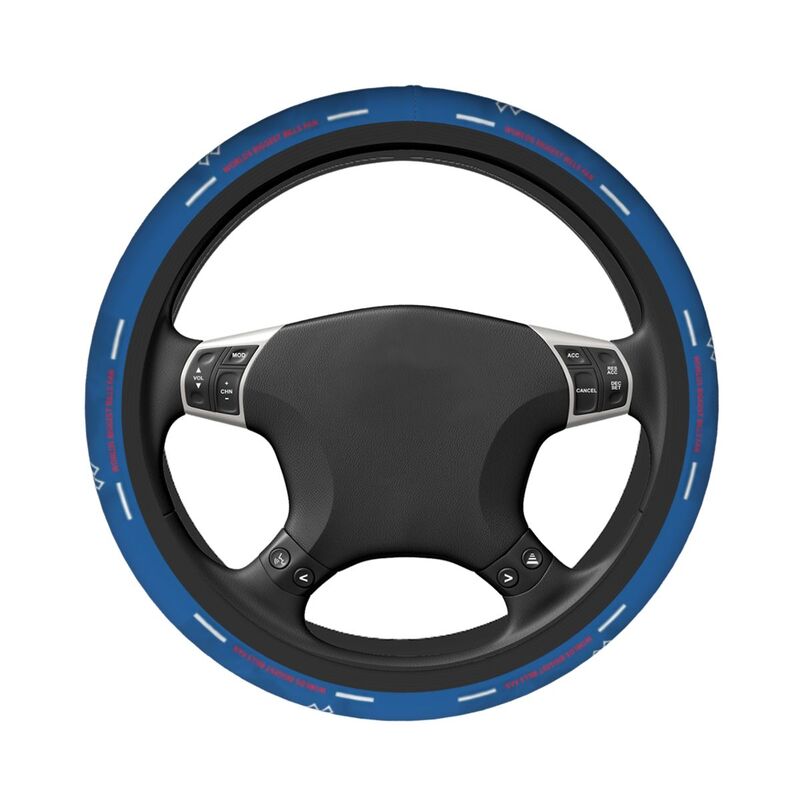 Buffalo Bills 1 Printed breathable elastic steering wheel anti slip cover