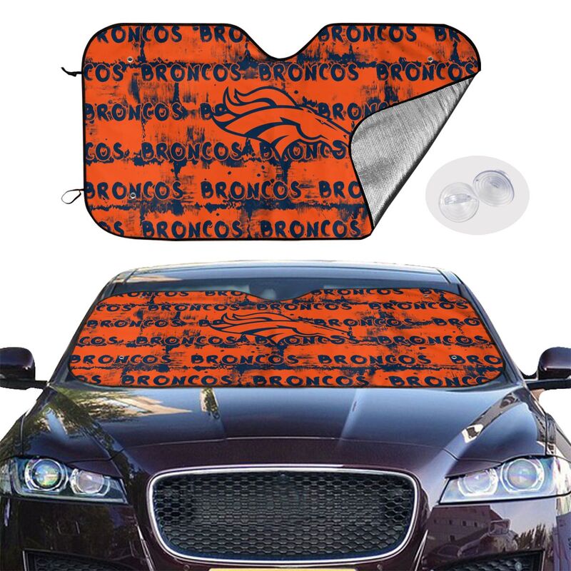 Denver Broncos Printed front windshield sunshade car windshield sunshade (multi size)