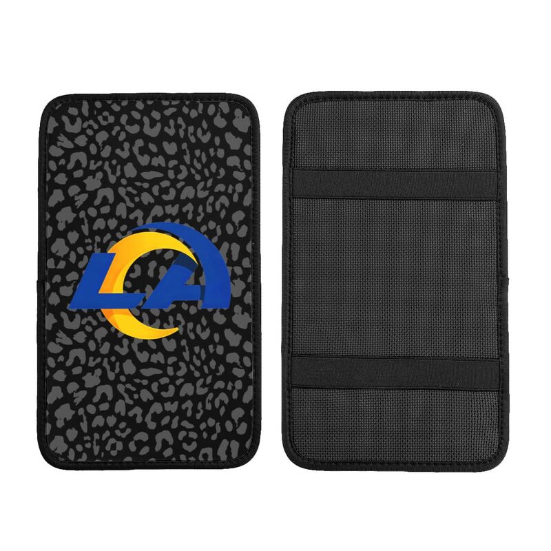 Los Angeles Rams 2 print Car handrail box cushion Personalized car armrest cover