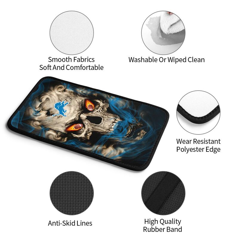 Detroit Lions Printed car armrest box pad elbow support anti slip pad