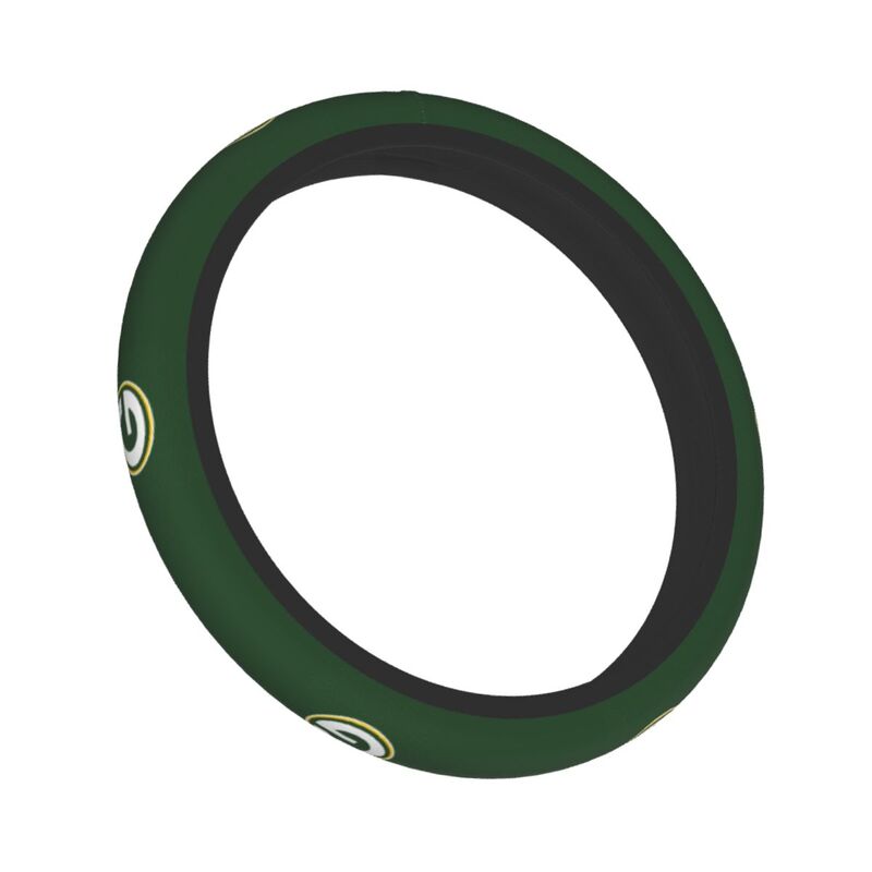 Green Bay Packers Printed breathable elastic steering wheel anti slip cover