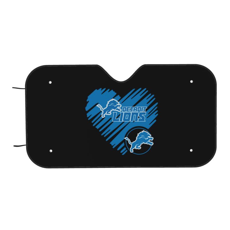 Detroit Lions Printing is suitable car front windshield sunshades Car windshield sunshades