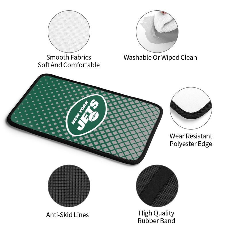 New York Jets Car handrail box cushion Personalized printed car armrest cover