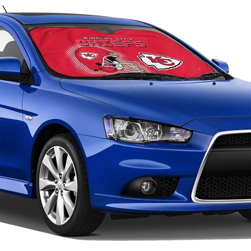 Kansas City Chiefs Printing Car windshield sunshades is suitable car front windshield sunshades