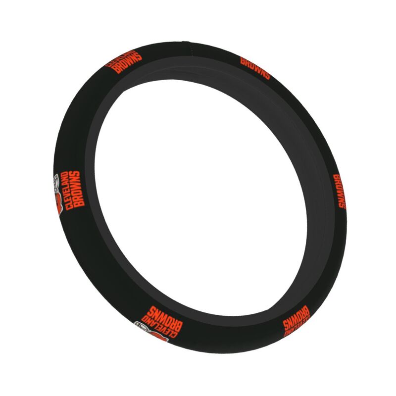 Cleveland Browns Printed breathable elastic steering wheel cover anti slip cover