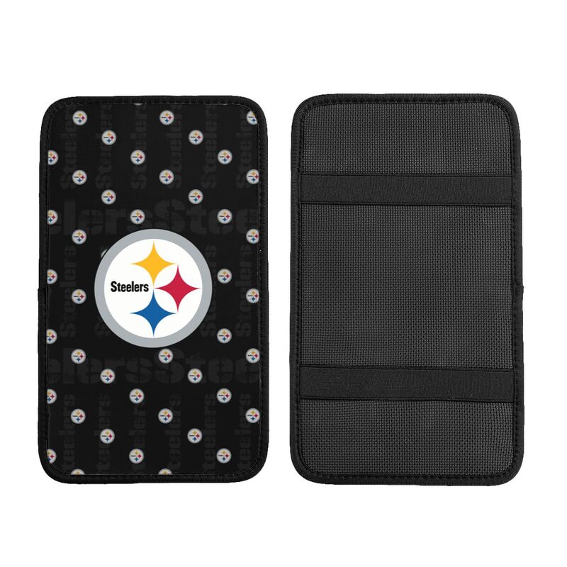 Pittsburgh Steelers 2 printed Car handrail cushion Personalized car armrest cover