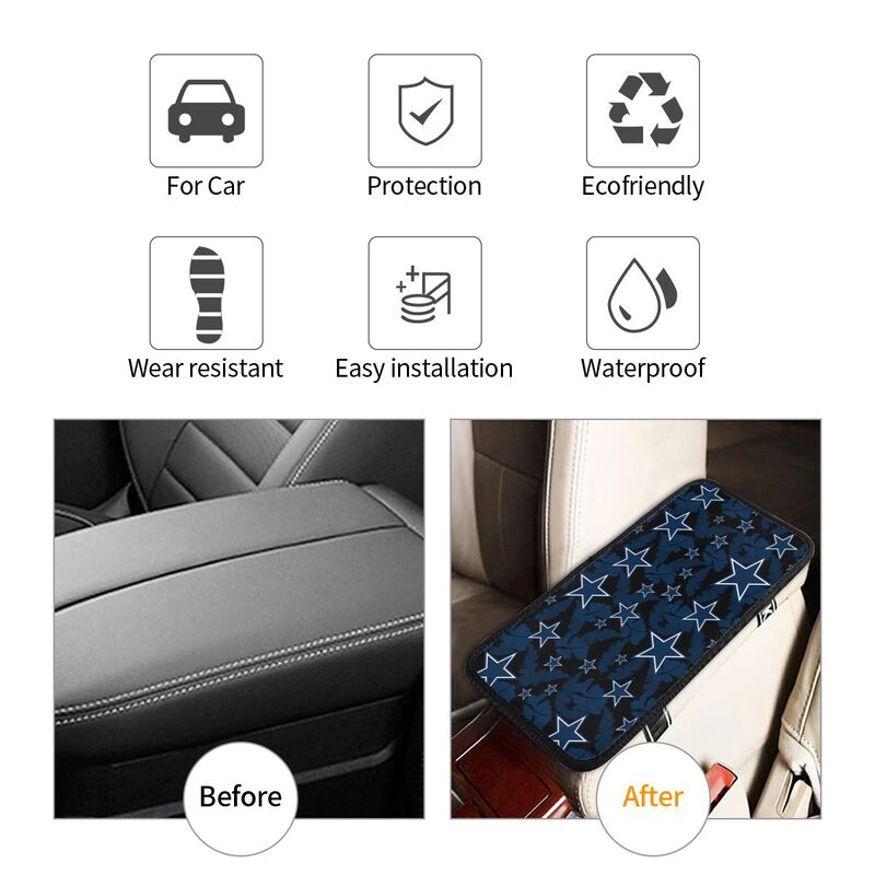 Dallas Cowboys printing Center console armrest pad car armrest protective cover car