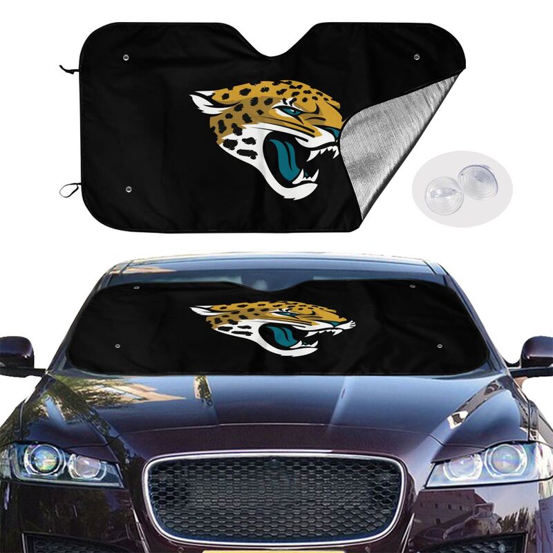 Jacksonville Jaguars Printed car multi size front windshield sunshade car windshield sunshade