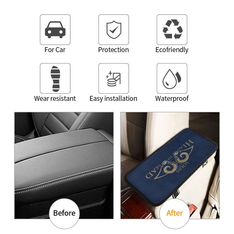 Los Angeles Rams1 Printed car armrest box pad elbow protection pad