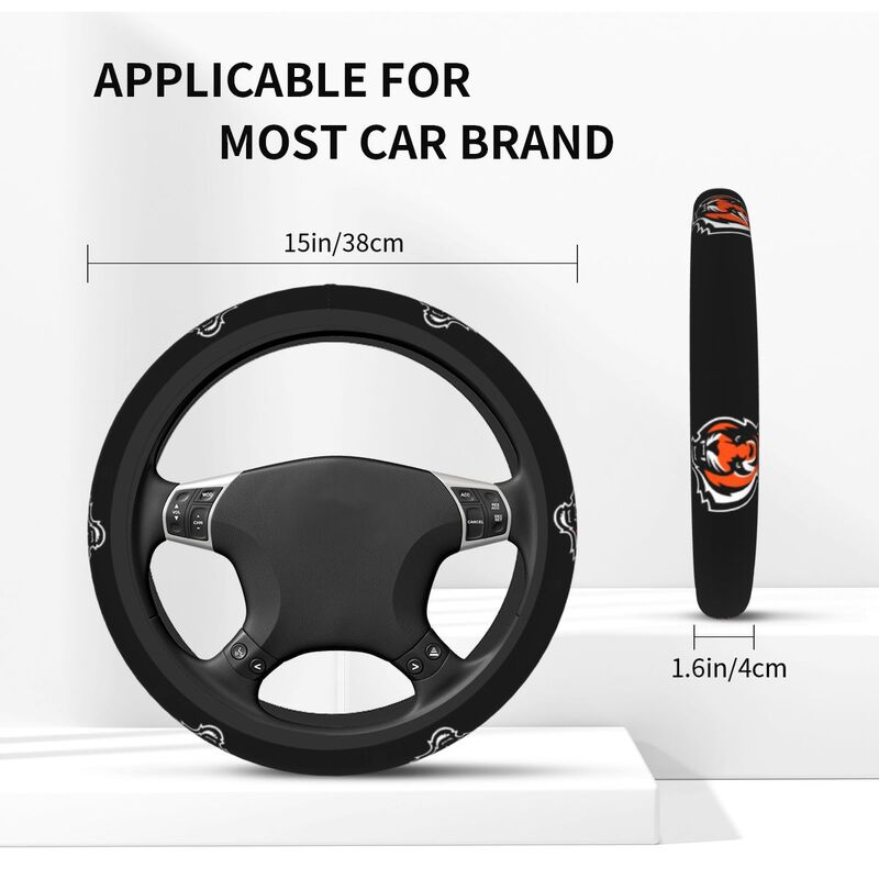 Cincinnati Bengals 1 Printed breathable elastic steering wheel cover