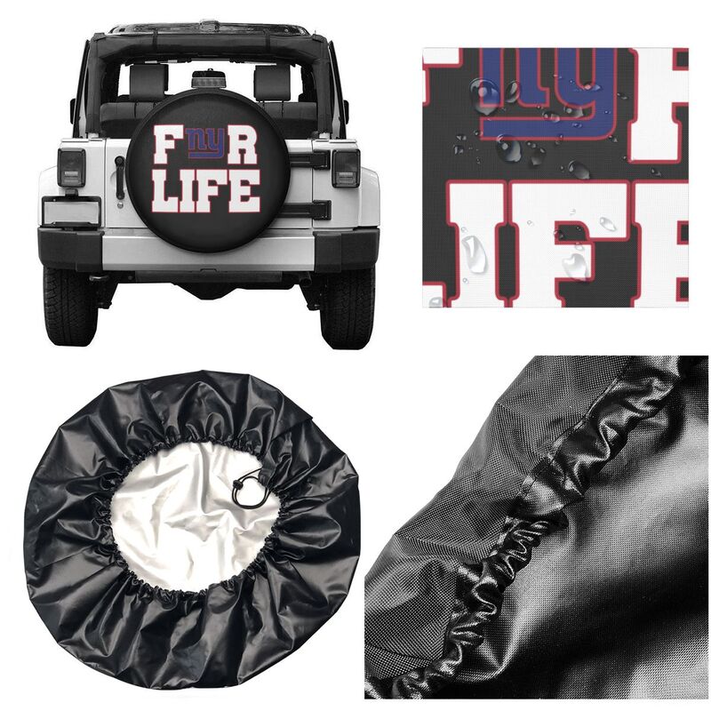 New York Giants Printing tire protection cover car spare tire dust protection cover