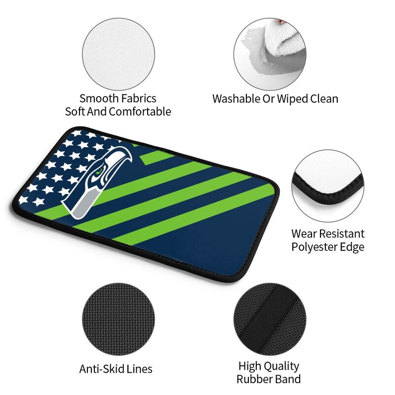 Seattle Seahawks Protective pad for armrest box of printing vehicle