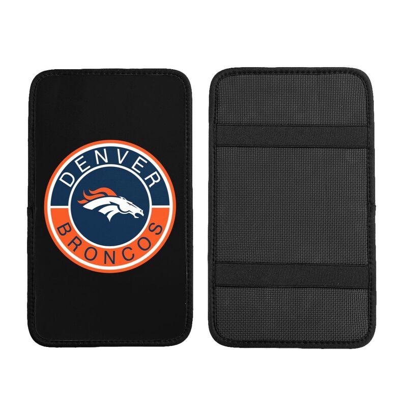 Denver Broncos print car armrest protective cover Car center console armrest pad