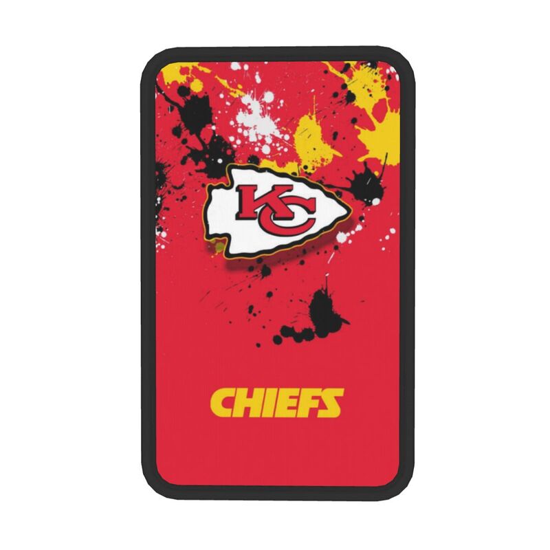 Car armrest box pad Kansas City Chiefs Printed central armrest box cushion protective pad