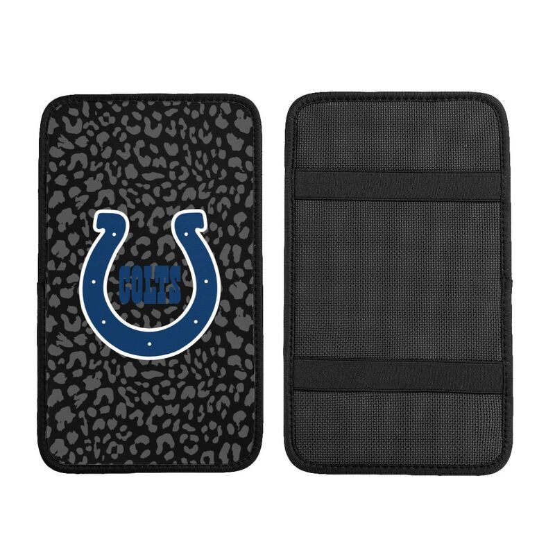 Indianapolis Colts print Car handrail box cushion Personalized car armrest cover