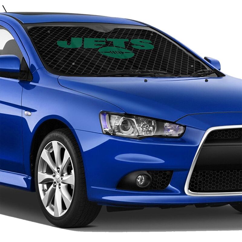 New York Jets Print Car windshield sunshades is suitable front Car windshield sunshades