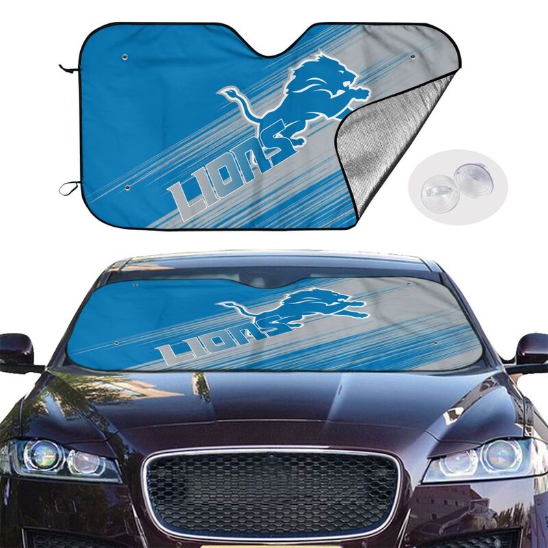 Detroit Lions Print car windshield sunshade panel car windshield sunshade cover multiple sizes