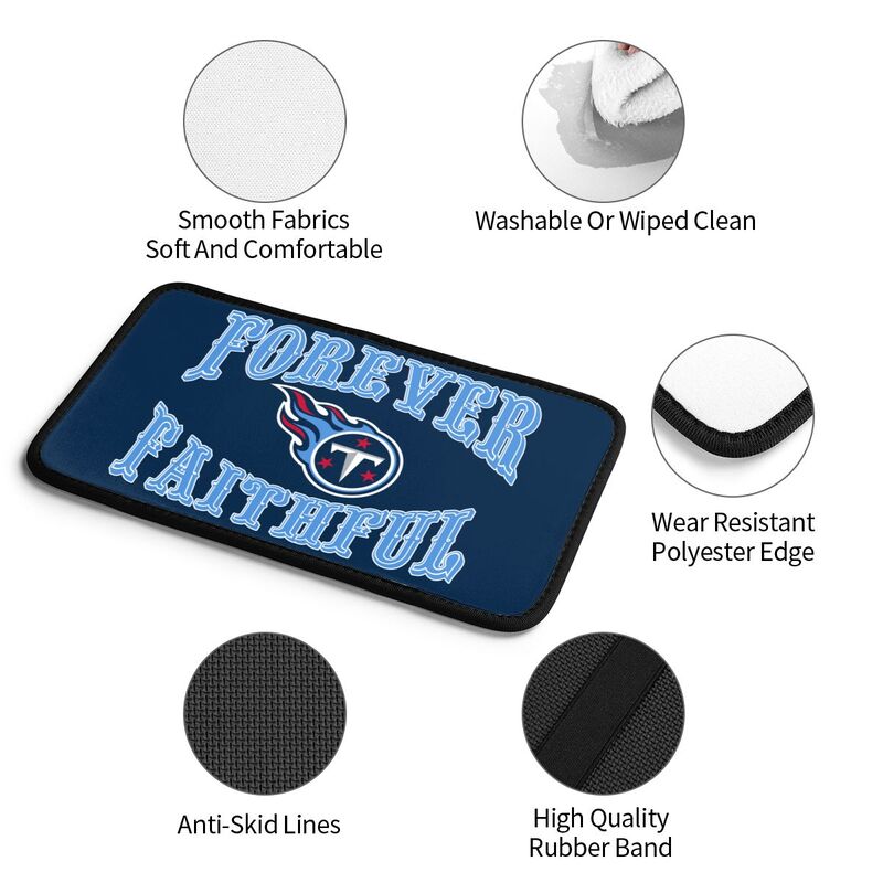 Tennessee Titans Print car armrest box cover armrest protective cover